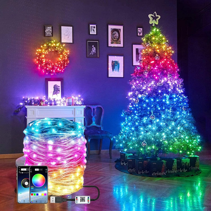 LED String Lights Christmas Smart Lamp