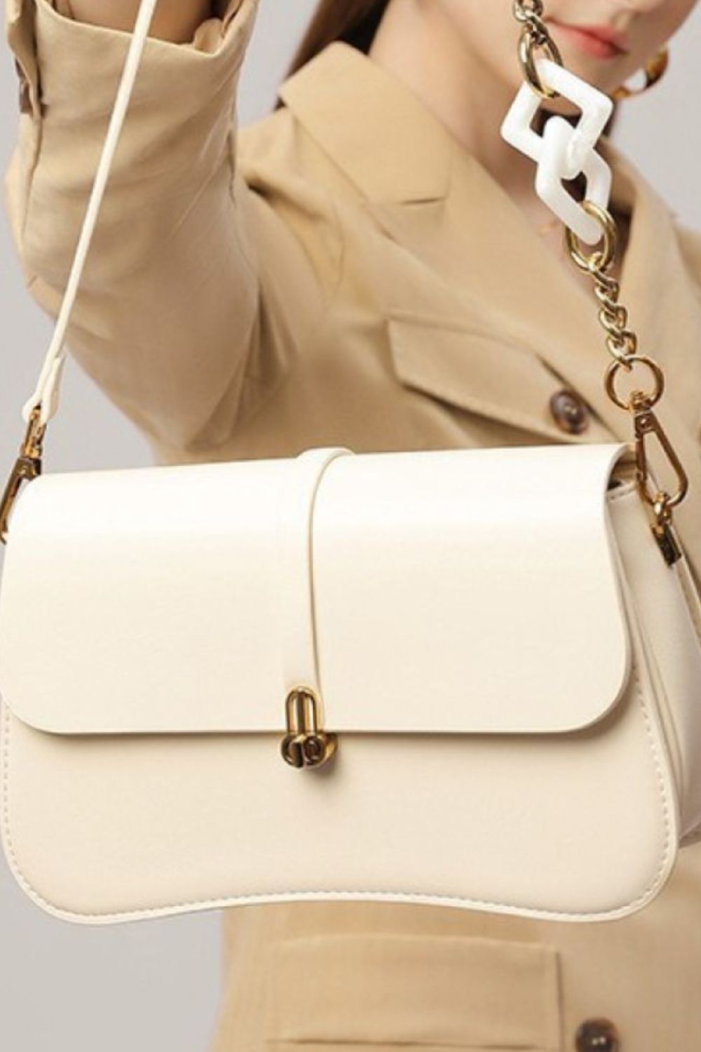 PU Leather Shoulder Bag